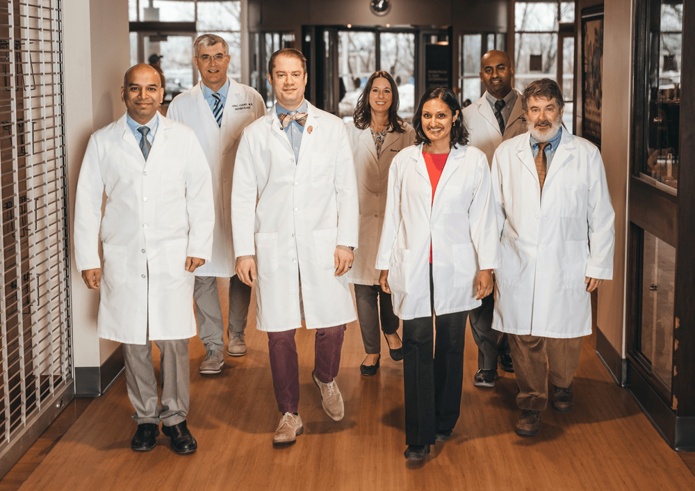 Connecticut Kidney and Hypertension Specialists Care Team in hallway